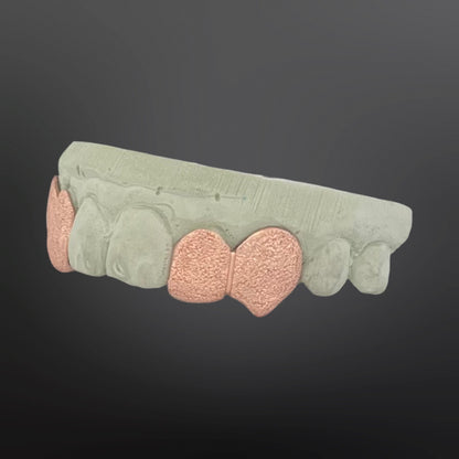 Diamond Dust With Bar Bar Four Teeth Top Set Silver Rose